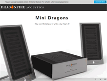 Tablet Screenshot of dragonfireacoustics.com